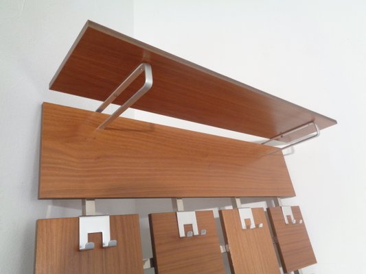 Mid-Century Wardrobe with Hat & Coat Rack, 1960s-RDW-692076