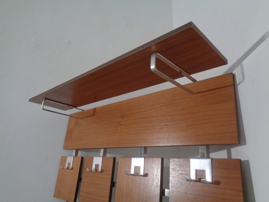 Mid-Century Wardrobe with Hat & Coat Rack, 1960s-RDW-692076