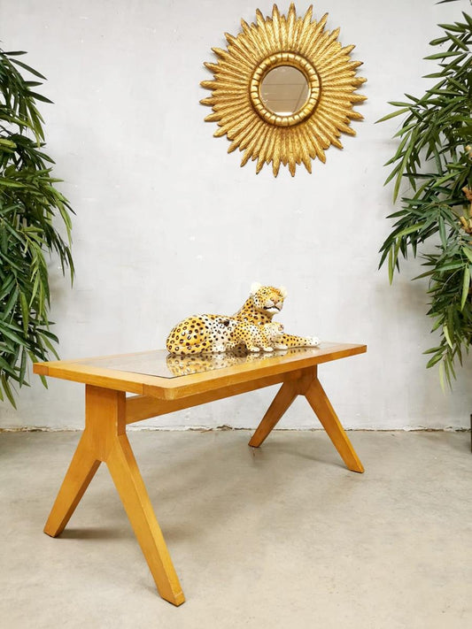 Mid-Century Webbing Coffee Table, 1950s