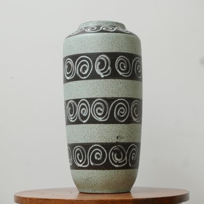 Mid-Century West German Green Ceramic Vase-JRP-1757050