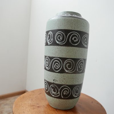 Mid-Century West German Green Ceramic Vase-JRP-1757050