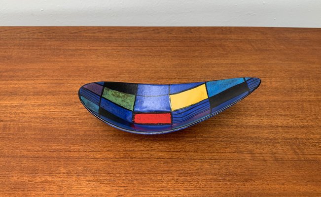 Mid-Century West German Pottery Bowl by Bodo Mans for Bay Keramik, 1960s-UAH-1425367