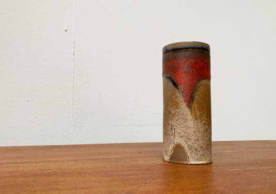 Mid-Century West German Pottery Fat Lava Vase, 1960s-UAH-1436288