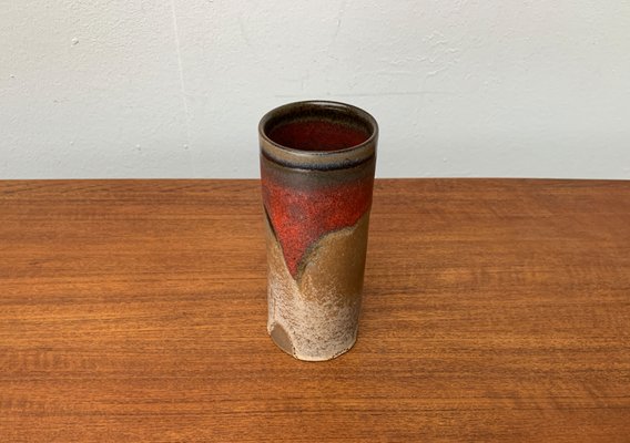 Mid-Century West German Pottery Fat Lava Vase, 1960s-UAH-1436288