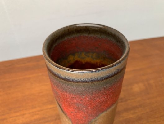 Mid-Century West German Pottery Fat Lava Vase, 1960s-UAH-1436288