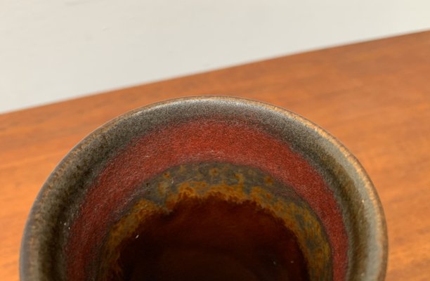 Mid-Century West German Pottery Fat Lava Vase, 1960s-UAH-1436288