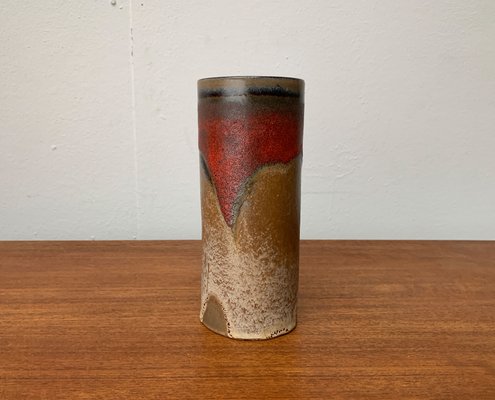 Mid-Century West German Pottery Fat Lava Vase, 1960s-UAH-1436288