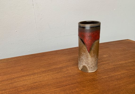 Mid-Century West German Pottery Fat Lava Vase, 1960s-UAH-1436288