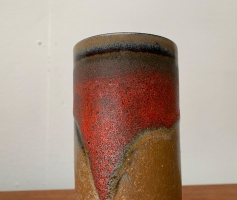 Mid-Century West German Pottery Fat Lava Vase, 1960s-UAH-1436288