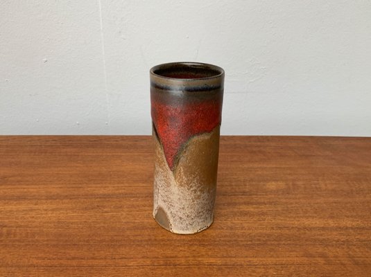 Mid-Century West German Pottery Fat Lava Vase, 1960s-UAH-1436288