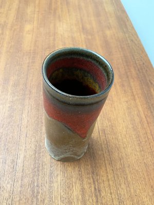 Mid-Century West German Pottery Fat Lava Vase, 1960s-UAH-1436288