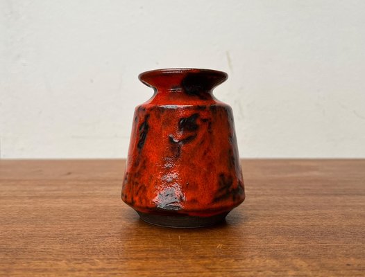 Mid-Century West German Pottery WGP Fat Lava Vase by Ilkra Edelkeramik, 1960s-UAH-1743169