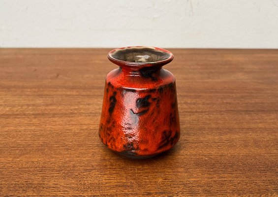 Mid-Century West German Pottery WGP Fat Lava Vase by Ilkra Edelkeramik, 1960s-UAH-1743169