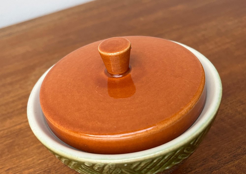 Mid-Century West German Pottery WGP Jar Bowl with Lid from Dümler & Breiden, 1960s