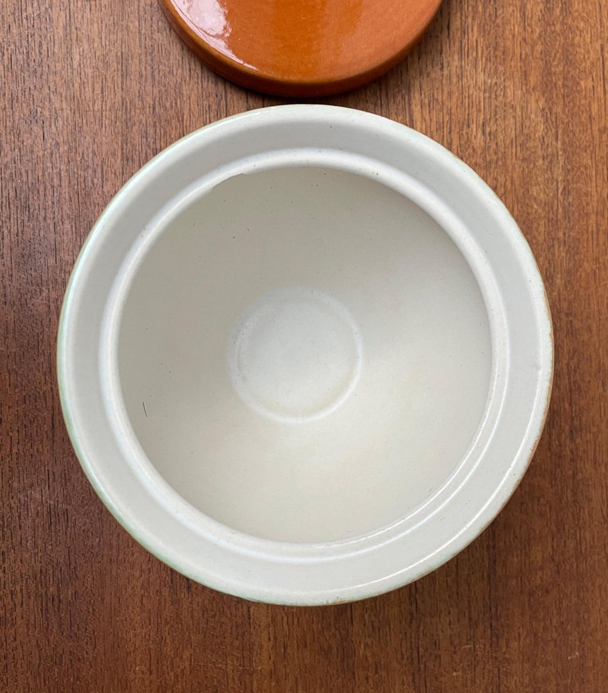 Mid-Century West German Pottery WGP Jar Bowl with Lid from Dümler & Breiden, 1960s