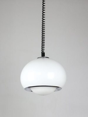 Mid-Century White Bud Pendant Lamp by Studio 6G for Guzzini, 1980s-HGJ-724901