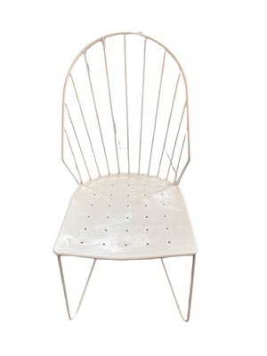 Mid-Century White Chair by Jowladar & v. Mödlhammer for Sonett, 1950s-SEI-1338410