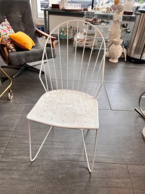 Mid-Century White Chair by Jowladar & v. Mödlhammer for Sonett, 1950s-SEI-1338410