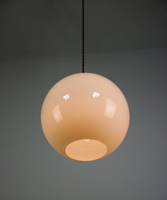 Mid-Century White Glass Pendant Lamp-HGJ-1187975