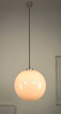 Mid-Century White Glass Pendant Lamp-HGJ-1187975