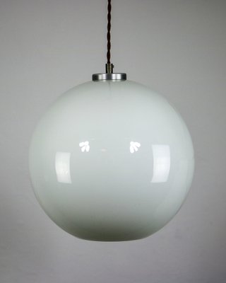 Mid-Century White Glass Pendant Lamp-HGJ-1187975