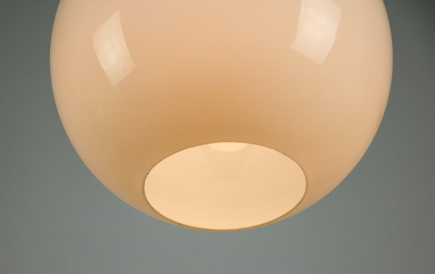 Mid-Century White Glass Pendant Lamp-HGJ-1187975