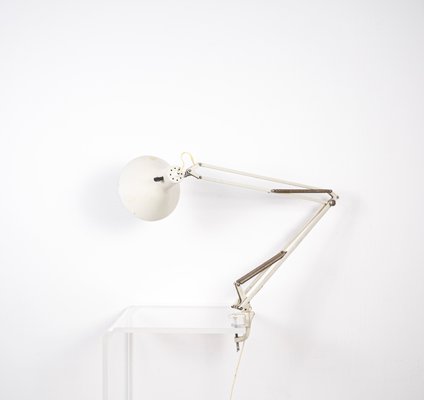 Mid-Century White L-1 Model D Table Lamp from Luxo-VLO-799843