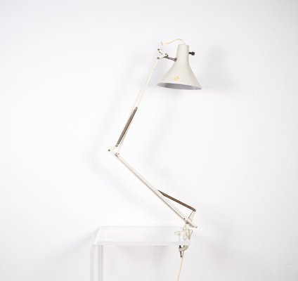 Mid-Century White L-1 Model D Table Lamp from Luxo-VLO-799843