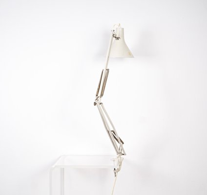 Mid-Century White L-1 Model D Table Lamp from Luxo-VLO-799843