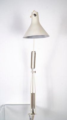 Mid-Century White L-1 Model D Table Lamp from Luxo-VLO-799843