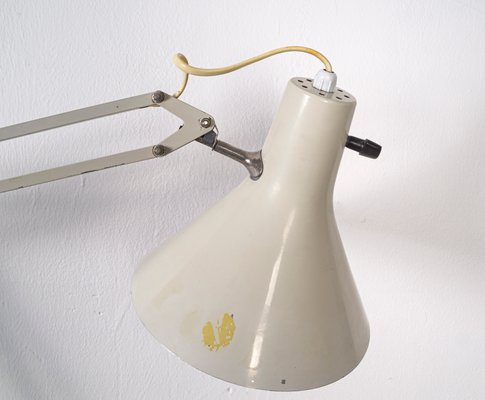 Mid-Century White L-1 Model D Table Lamp from Luxo-VLO-799843