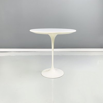 Mid-Century White Laminate and Metal Model Tulip Coffee Table attributed to Knoll, 1960s-GDD-1433307