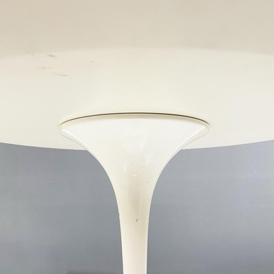 Mid-Century White Laminate and Metal Model Tulip Coffee Table attributed to Knoll, 1960s-GDD-1433307