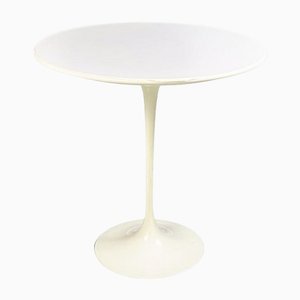 Mid-Century White Laminate and Metal Model Tulip Coffee Table attributed to Knoll, 1960s-GDD-1433307