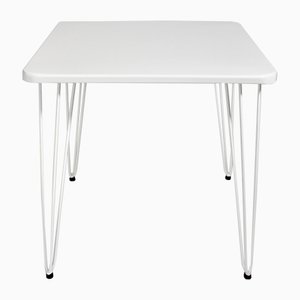 Mid-Century White Metal Garden Table by J.O.Wladar & V. Mödlhammer for Sonett, 1950s-NB-724288