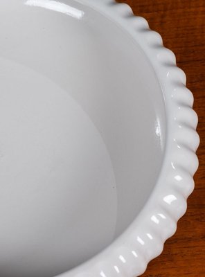 Mid-Century White Modern Bowl from L. Hjorth-ZGQ-773312