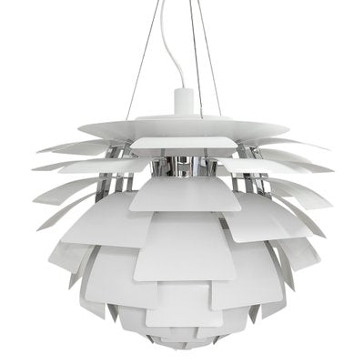 Mid-Century White PH Artichoke Ceiling Lamp by Poul Henningsen for Louis Poulsen-TJQ-744321