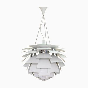 Mid-Century White PH Artichoke Ceiling Lamp by Poul Henningsen for Louis Poulsen-TJQ-744321