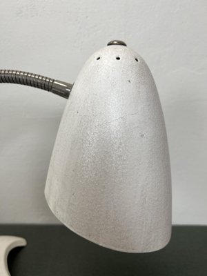 Mid-Century White Shrink Varnish Table Lamp, 1950s-WZZ-1440833