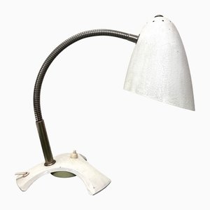 Mid-Century White Shrink Varnish Table Lamp, 1950s-WZZ-1440833