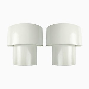 Mid-Century White Steel Sconces, Set of 2-RY-795920