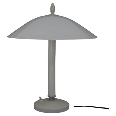 Mid-Century White Table Lamp, 1950s-TZ-1318937