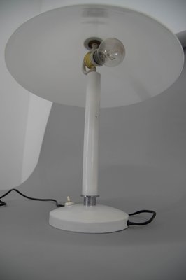 Mid-Century White Table Lamp, 1950s-TZ-1318937