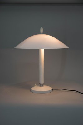 Mid-Century White Table Lamp, 1950s-TZ-1318937