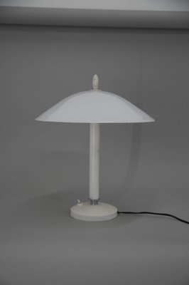 Mid-Century White Table Lamp, 1950s-TZ-1318937