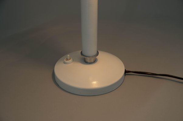 Mid-Century White Table Lamp, 1950s-TZ-1318937