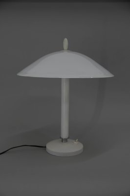 Mid-Century White Table Lamp, 1950s-TZ-1318937