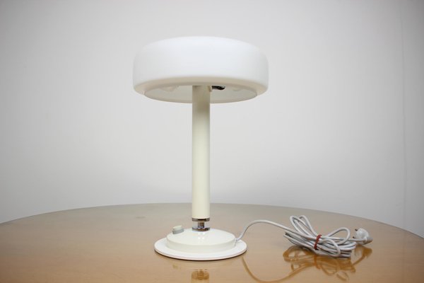 Mid-Century White Table Lamp from Napako, 1960s-TZ-862456