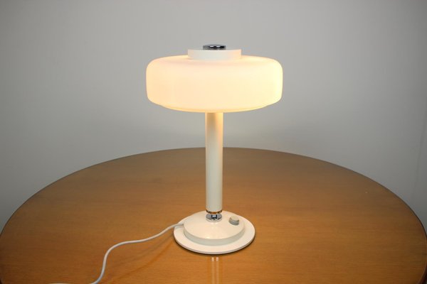 Mid-Century White Table Lamp from Napako, 1960s-TZ-862456