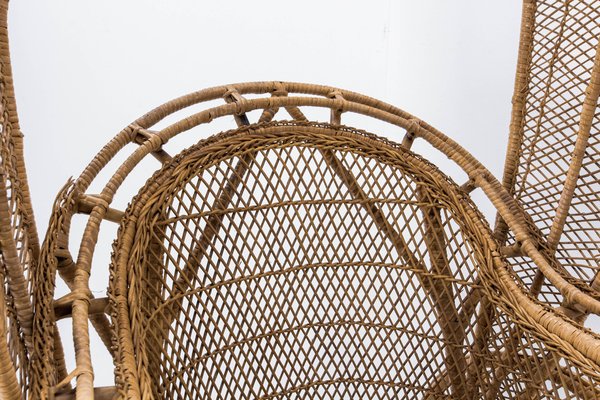 Mid-Century Wicker and Bamboo Rickshaw, Philippines, 1970s-RIU-1329308